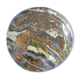 Empty handmade marbled pocket