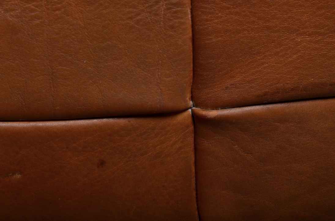 Denver 2-seater leather sofa by Gerard van den Berg for Montis 1970