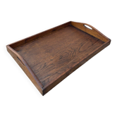 Large serving platter in solid oak