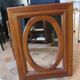 Solid oak mirror