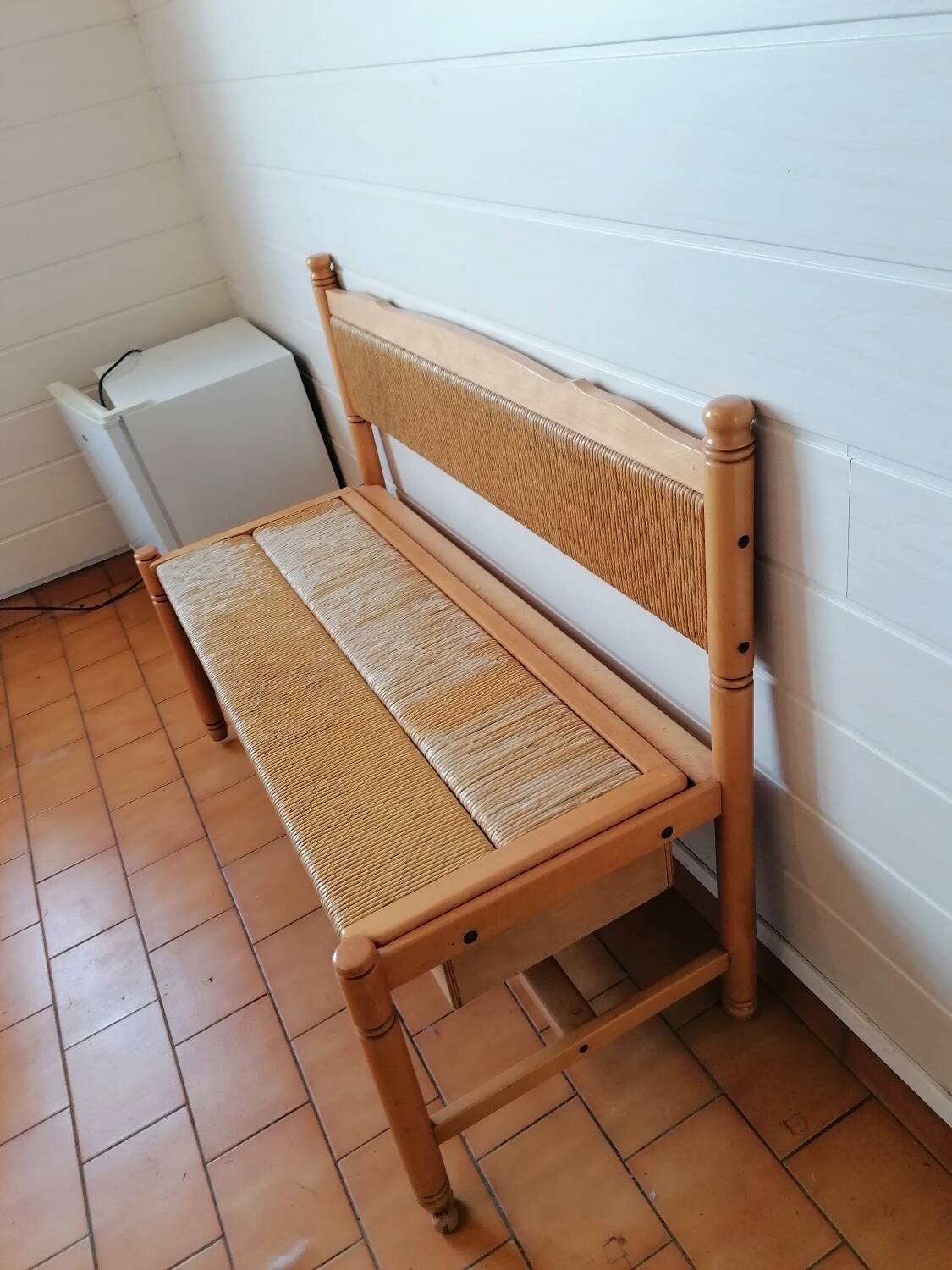 Straw Chest Bench