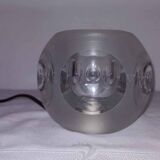 Glass table lamp by Peill and Putzler, 1970s