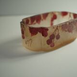 Legras Phoenician series ruby jardinière in multi-layered glass (1900 - 1910)