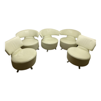 5 aki and biki cassina armchairs