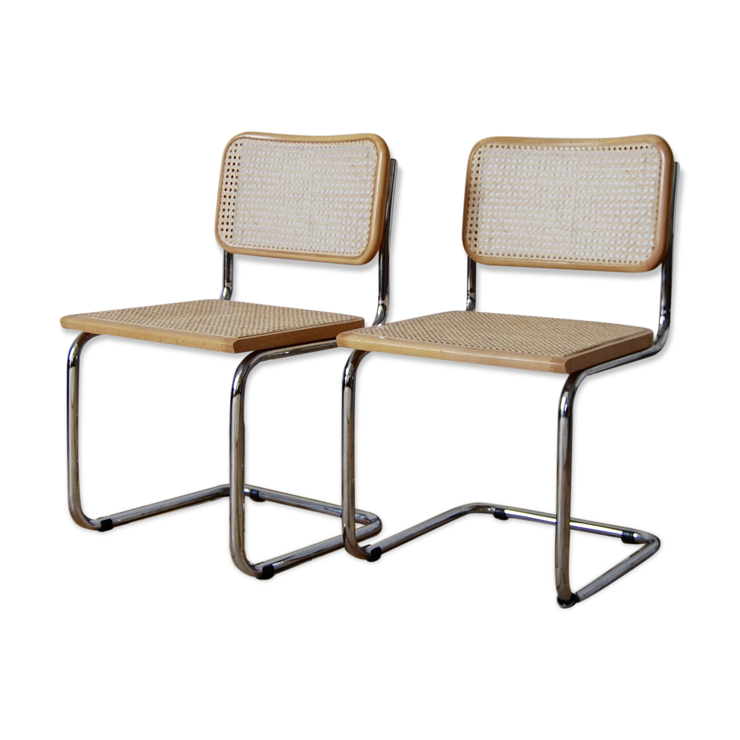 Pair of Marcel Breuer chairs model B32