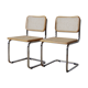 Pair of Marcel Breuer chairs model B32