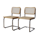Pair of Marcel Breuer chairs model B32