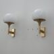 Pair of wall sconces by Gaetano Sciolari 1970s