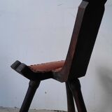 Brutalist style tripod accent chair from the 50s