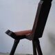 Brutalist style tripod accent chair from the 50s