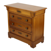 Solid Oak Chest of Drawers Chest of Drawers France Louis Philippe 4 Drawers 93cm