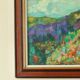 Huile sur toile vintage européenne originale – « Paysage vivant »