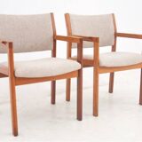 A pair of armchairs, Denmark, 1960s. After restoration.