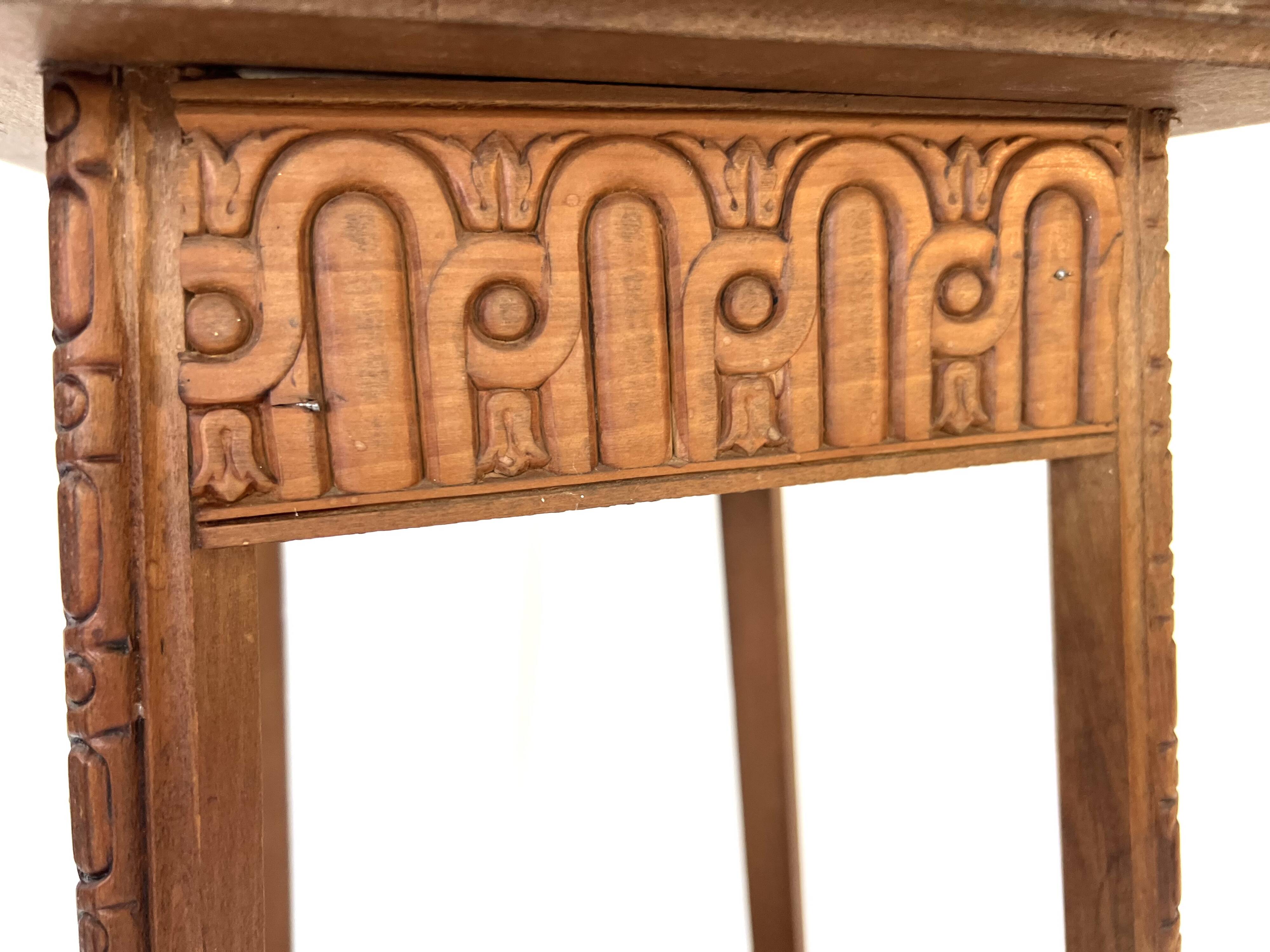 Art Deco wooden console