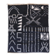 Tapis berbère noir et blanc
