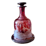 Bohemian crystal bottle
