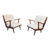 Pair of De Ster Gelderland armchairs, 1960s