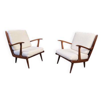 Pair of De Ster Gelderland armchairs, 1960s