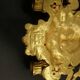 Pair of wall sconces with female masks, Napoléon III period, 19th century - bronze