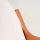 Scandinavian oak armchair, 1960s