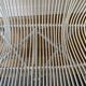 White bench into rattan