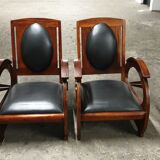 Pair of chairs desing boat