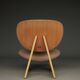 model 5016 Low Chair by Junzo Sakakura and Daisaku Cho, 1970s