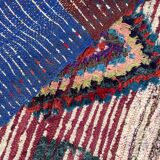 Vintage moroccan carpet berbere boucherouite