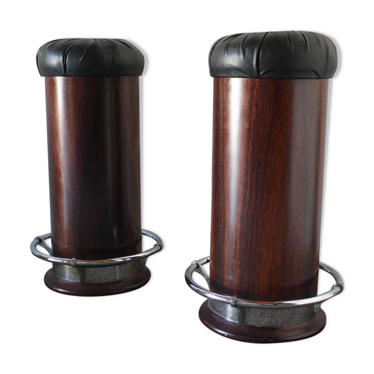 Art deco style rosebar stools