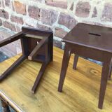 Vintage rustic farm stool
