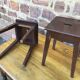 Vintage rustic farm stool