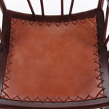 Liberty & Co Chair with footstool design by Thebe 1950