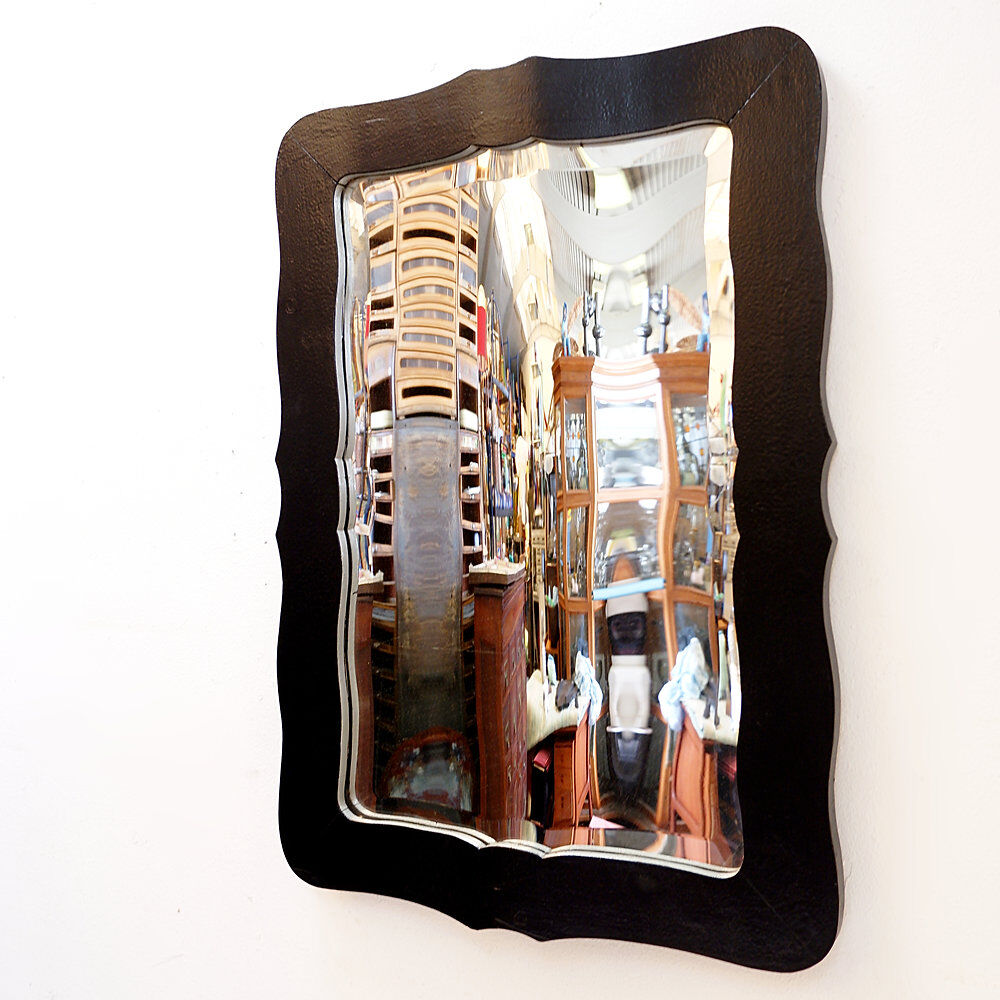 Miroir déformant convexe et concave vintage - 20ème siècle