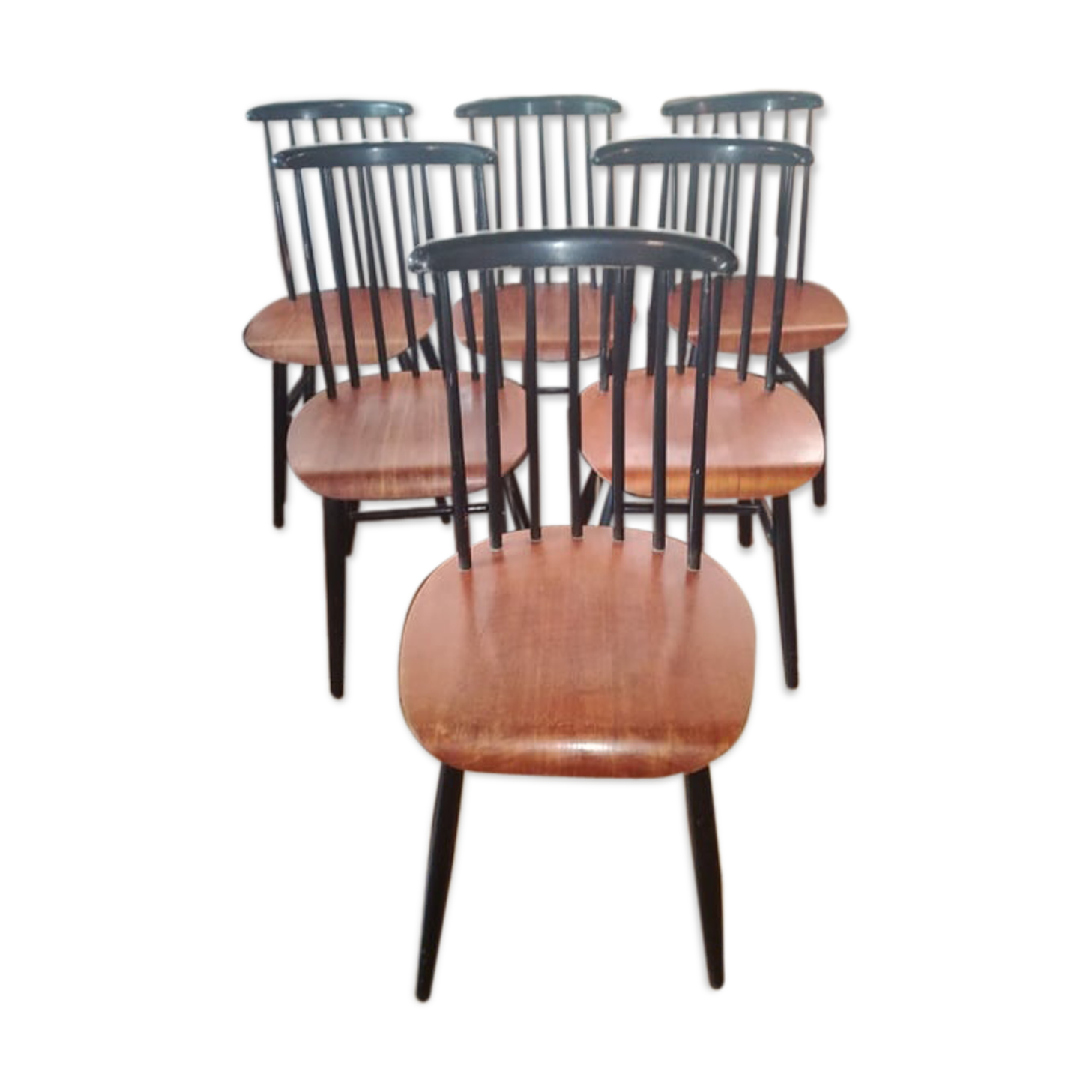 Fanett chair set by Ilmari Tapiovaraaa