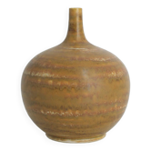 Small Spherical Collection Vase Scandinavian Modern in Stoneware by Gunnar Borg for Höganäs Keramik