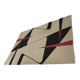Midcentury kilim abstract design geometric rug / carpet, 1960s
