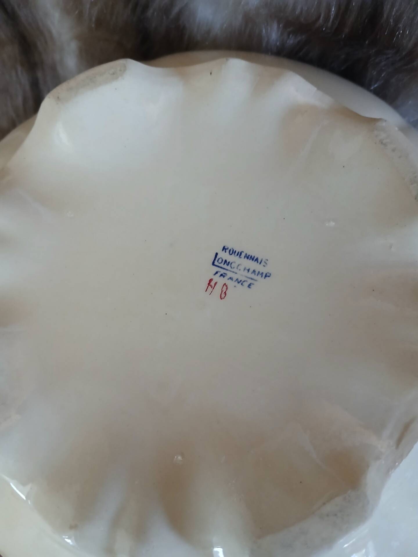 Large soup tureen in Longchamp ironstone