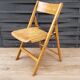 Chaise pliante mid century