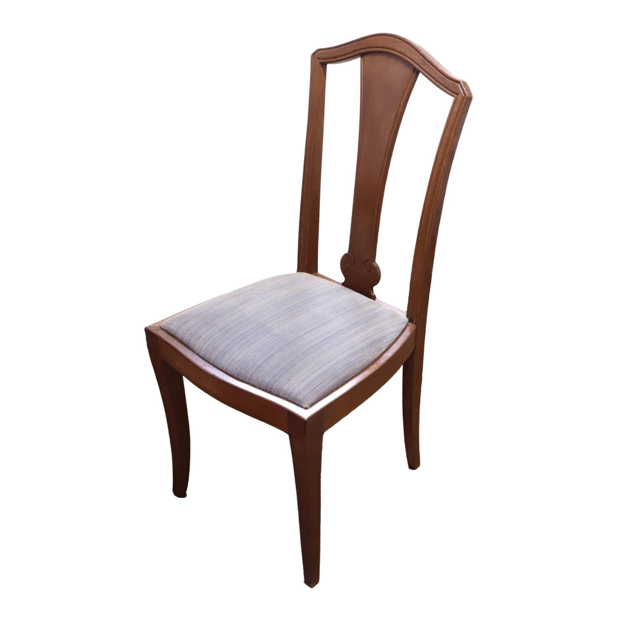 Set of 4 Art Nouveau dining chairs