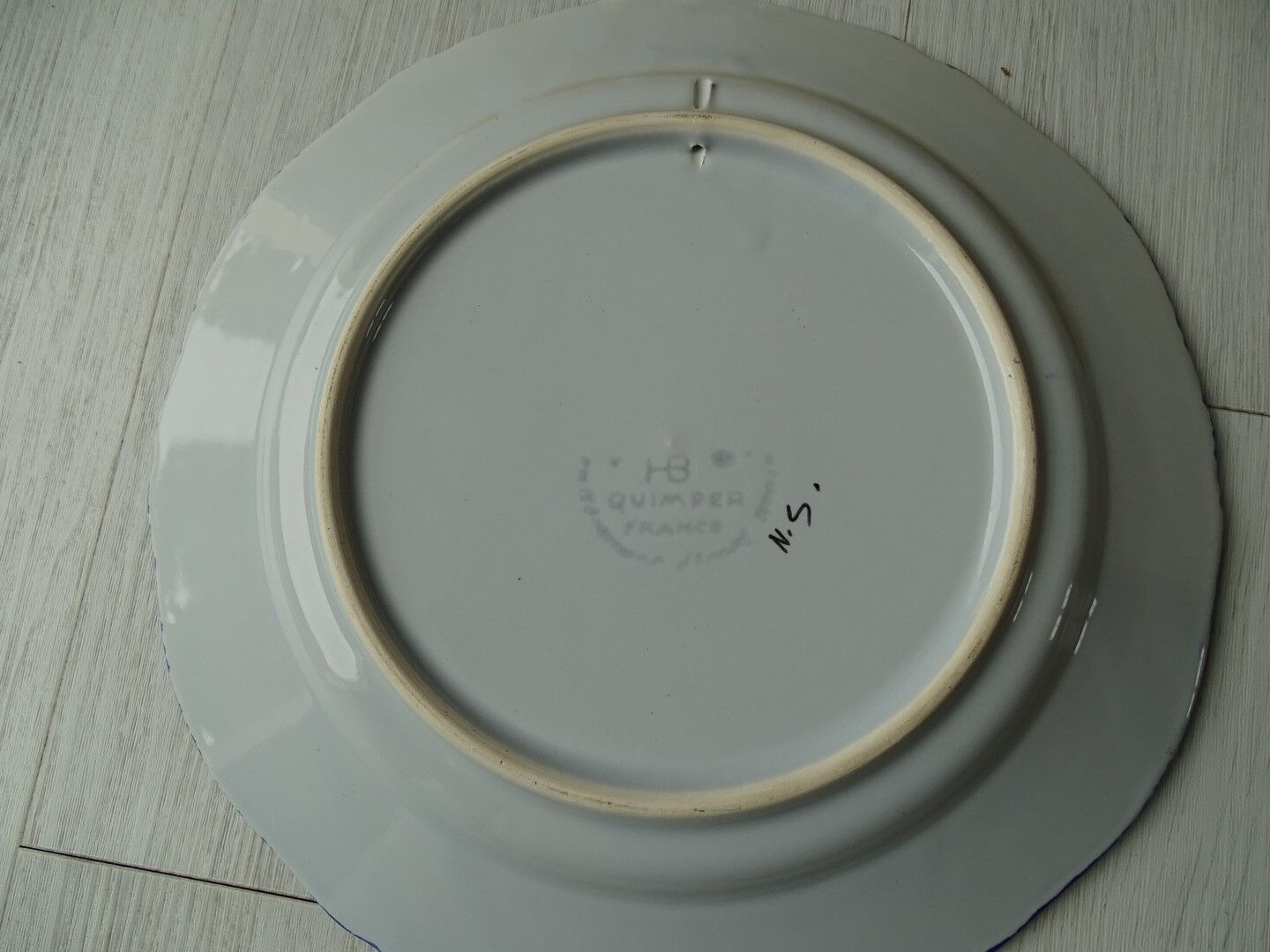 Flowery Henriot Plate