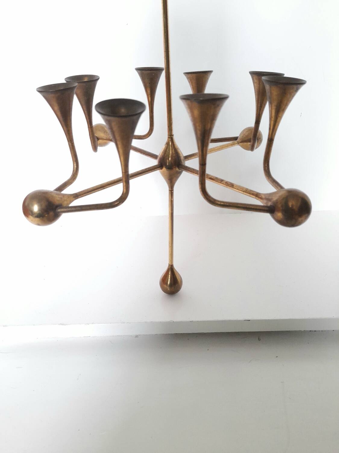 Danish candlestick Freddie Andersen solid brass
