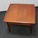 Table basse vintage en teck attribuée à Grete Jalk pour Glostrup