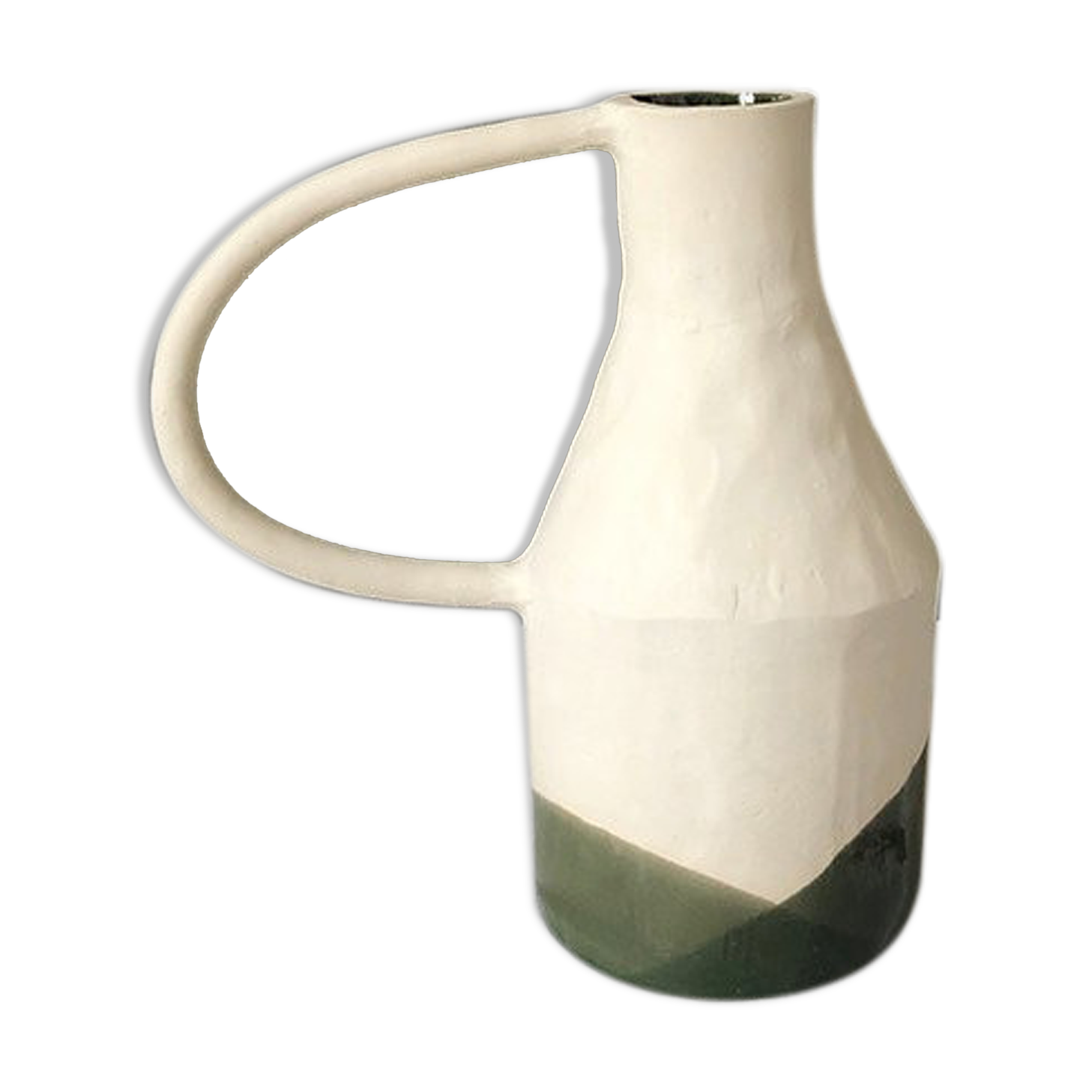 Vase anse vert
