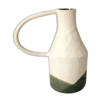 Vase anse vert