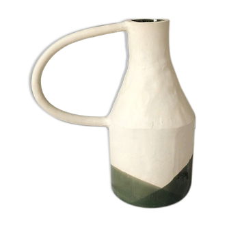 Green handle vase - Cassandre Bouilly