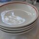 Vintage plate porcelain of auteuil