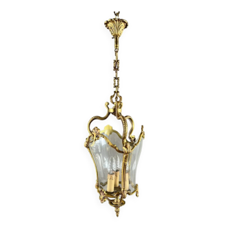 Louis XV style hanging lantern, 20th century