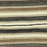 Turkish Anatolian Handmade Vintage Area Kilim Rug 225 cm x 213 cm