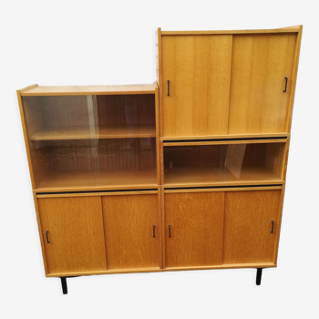 Modular vintage showcase bookcase