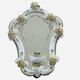 Murano glass mirror wall light